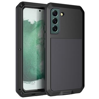 Capa magunivers e silicone + metal anti-pó, à prova de choque preto para Samsung Galaxy S22 5G - 1