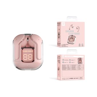 Auriculares True Wireless Novoteck BW03 - Rosa - 1