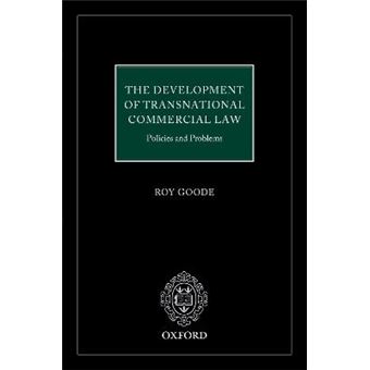 The Development of Transnational Law ( Policies and Problems ) - 1