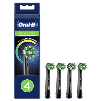 Cabeça de Escova de Dentes Oral-B Pro Cross Action | Preto - 1