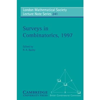 Surveys in Combinatorics, 1997 - Paperback - 1997 - 1