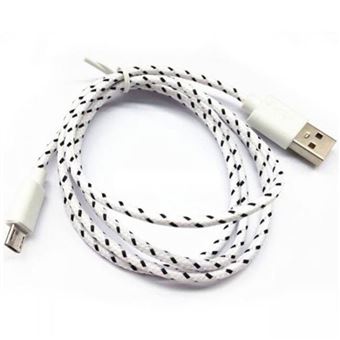 Cabo USB 2.0 WPS | 1M | Nylon | Branco