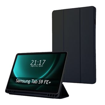 Capa TUMUNDOSMARTPHONE Smart Flip para Samsung Galaxy Tab S9 FE+ Plus | Preto - 1