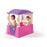 Step2 744800 casa de bonecas Casa de brincar no solo Rosa e Roxo e Branco_2
