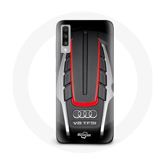 Capa Maniacase para Samsung Galaxy A70 Audi S8 Logotipo Vermelho - 1