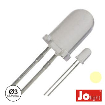 Led Jolight 3mm Alto Brilho Branco Quente - 1