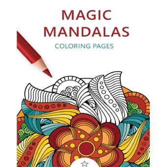 Magic Mandalas Amazing Patterns Adult Coloring Book Stress Relieving Mandala Style Patterns - 1