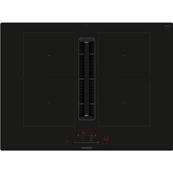 Placa de Indução Siemens ED711HGA6: ED711HQ26E+HZ9VDSB4 | Elétrica | 71 cm | 4 Zonas | Preto - 1