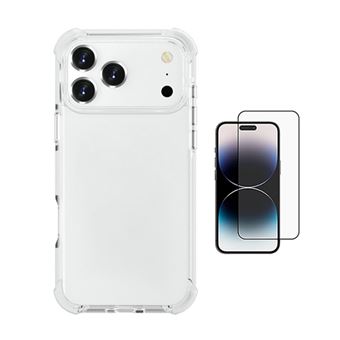 Kit Capa Super Proteção + Película de Vidro Temperado Gorilasglass GIFT4ME para Apple iPhone 17 Pro Max | Transparente - 1