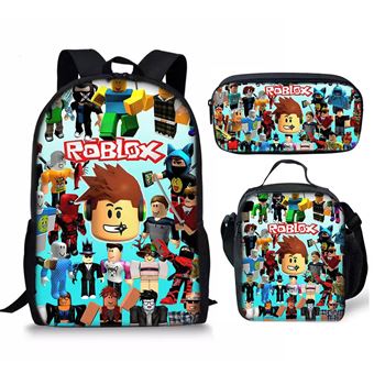 Mochila Escolar Infantil DreamWorks | Roblox | 3 Peças | Multicolorido 2040 - 1