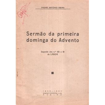 Sermão da primeira dominga do advento - 1