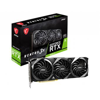 Placa de Vídeo MSI VENTUS RTX 3060 TI 3X 8G OC LHR | Cinzento - 1