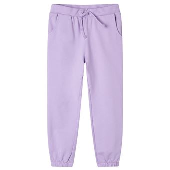 Calças de fato de treino para criança vidaXL |  lilás 92 | 1,5 a 2 anos - 1