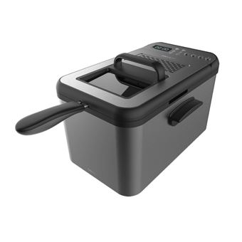 Fritadeira Cecotec Cleanfry Luxury 4000 | 4 L | 3270 W | Preto, Aço inoxidável - 1