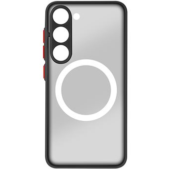 Capa MagSafe Avizar para Samsung Galaxy S23 Híbrida Fina Bordas Elevadas Contorno Preto - 1