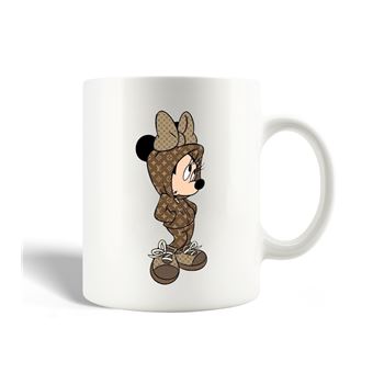 Caneca de Cerâmica Maniacase LV castanha da Minnie Disney - 1