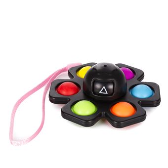 Spinner e Bubble Pop It DAM | 8,5 cm | Design Watchmen Preto. - 1