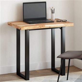 Tampo de mesa vidaXL | retangular | 80x50x4 cm | madeira de acácia maciça - 1