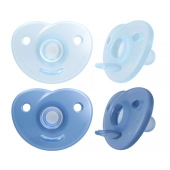 Chupeta Clássica para Bebé Philips AVENT Soothie SCF099/26 Soothie | Azul, Azul claro - 1