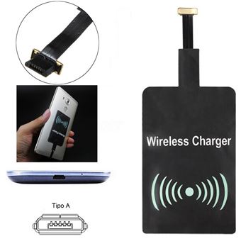 Receptor Multi4you Wireless Charging Receiver Qi para Carregador Sem Fios - Micro USB A - 1