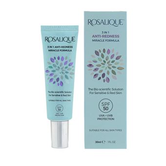 Creme de Rosto Bb & Cc Rosalique 3 in 1 Anti-Redness Miracle Formula SPF50 - 1