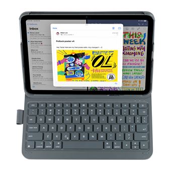 Teclado para Dispositivos Móveis DEQSTER 90-2000034 | Cinzento - 1