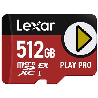 Cartão de Memória Lexar PLAY PRO microSDXC | Vermelho - 1