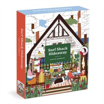Surf Shack Hideaway 11 x 14 Paint By Number Kit by Galison - 1