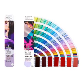 Pantone FORMULA GUIDE Solid Coated & Solid Uncoated amostra & gráfico de cor 1867 cores - 1