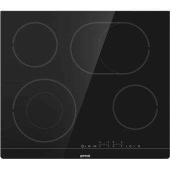 Placa de Vitrocerâmica Gorenje ECT643BSC | Elétrica | 59.5 cm | 4 Zonas | Preto - 1