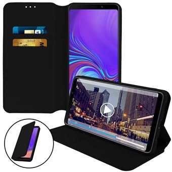Capa Flip Avizar para Samsung Galaxy A9 2018 Carteira Preto - 1