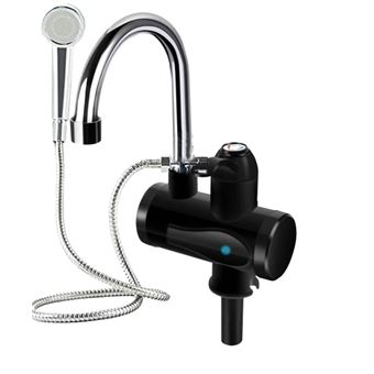 Aquecedor de Água Instantâneo com Chuveiro Tavalax - Preto - 1