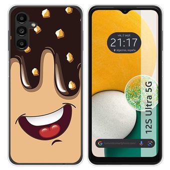 Capa Tumundosmartphone de silicone para Samsung Galaxy A13 5G design Sorvete Chocolate Desenhos - 1