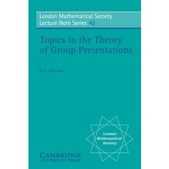 Topics in the Theory of Group Presentations - Paperback - 1980 - 1