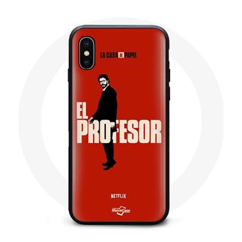 Capa Maniacase para Iphone XS Max La Casa de Papel El Profesor Arte - 1