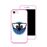 Capa Hapdey para iPhone 7 - 8 Design Monstro Peludo Azul em Silicone Flexível e TPU Cor-de-Rosa_2
