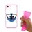 Capa Hapdey para iPhone 7 - 8 Design Monstro Peludo Azul em Silicone Flexível e TPU Cor-de-Rosa_3