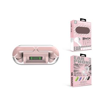 Auriculares True Wireless Novoteck BW04 - Rosa - 1