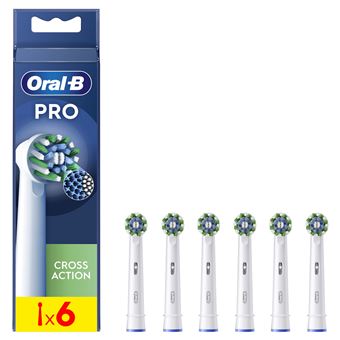 Cabeça de Escova de Dentes Oral-B Pro Cross Action | Branco - 1