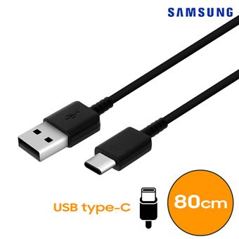 Cabo USB a USB-C Samsung Preto - 1