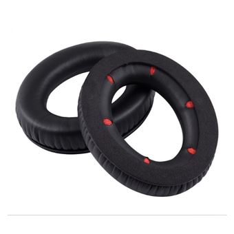 Almofadas de Substituição HSMY para Auscultadores HyperX Cloud Revolver S - Preto e Vermelho - 1