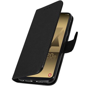 Capa Avizar para Samsung Galaxy A20E Livro Carteira Função Suporte Preto