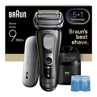 Máquina de Barbear Braun Series 9 Pro+ 9675cc | Cinzento, Prateado - 1