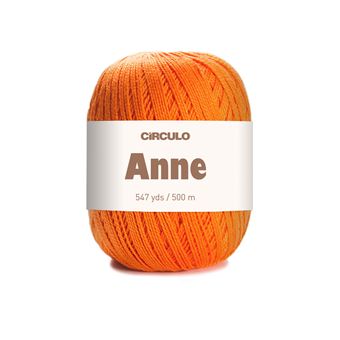 Fio de Crochet Circulo Anne 500 | 147G | Laranja - 1