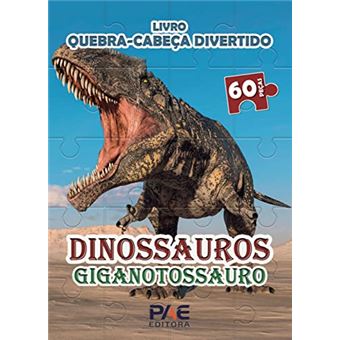 Livro Quebra-Cabeça Divertido - Dinossauros Gigantossauro - 1