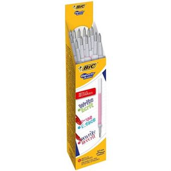 BIC Gel-ocity illusion recarga para canetas Vermelho Médio 12 peça(s) Rosa e Translúcido - 1