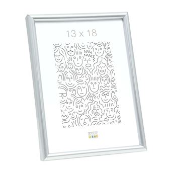 Moldura Basic Line Deknudt S011D1 | 30X40 cm - Prateado - 1