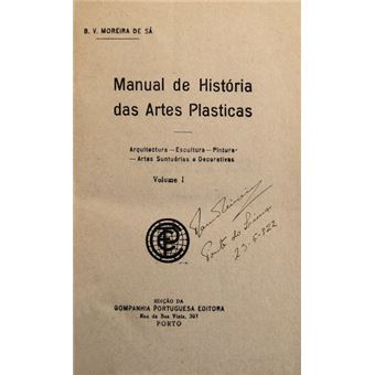 Manual de história das artes plasticas. - 1