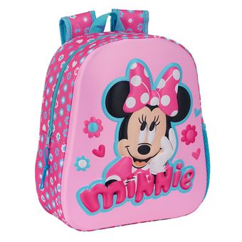 Mochila Disney Minnie Mouse 3D 2024 | 33X27X10cm - 1