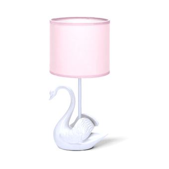 Candeeiro de Mesa em Cerâmica AIGOSTAR - Branco e Rosa - 1
